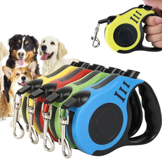 FlexiPaws Retractable Dog Leash – Automatic Flexible Leash for Small & Medium Dogs