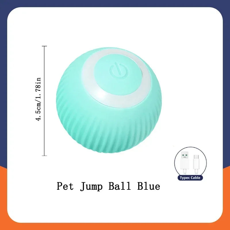 Smart Electronic Dog Toy Ball – Interactive Moving & Bouncing USB Rechargeable Ball for Puppies & Cats, Perfect Birthday Gift