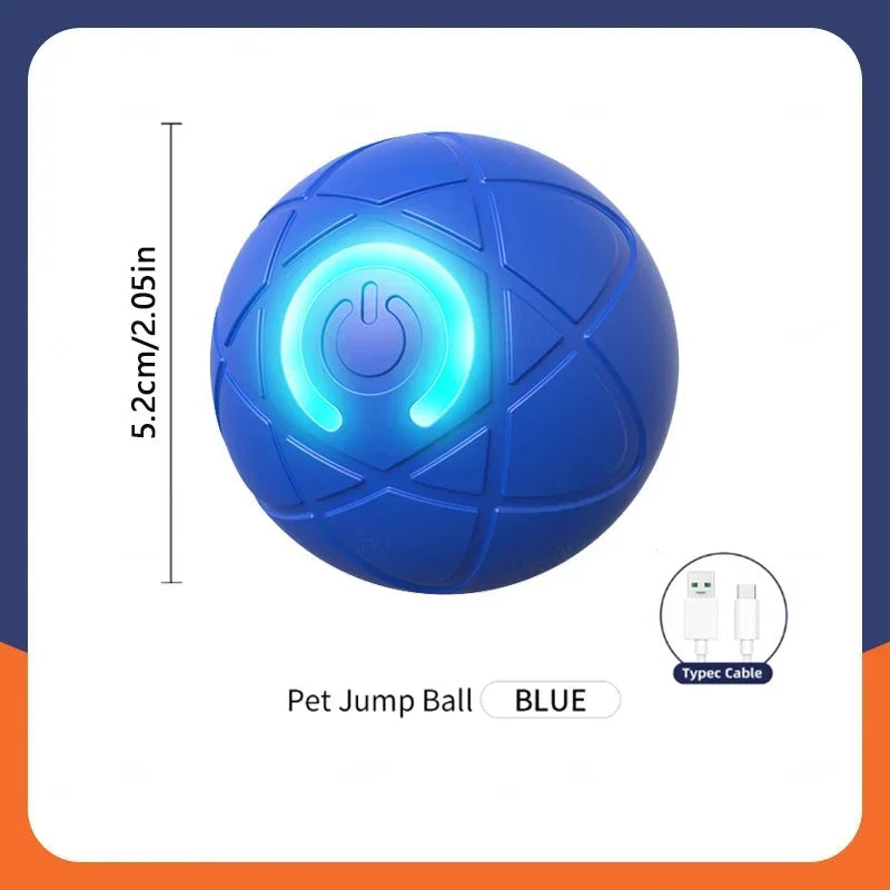 Smart Electronic Dog Toy Ball – Interactive Moving & Bouncing USB Rechargeable Ball for Puppies & Cats, Perfect Birthday Gift