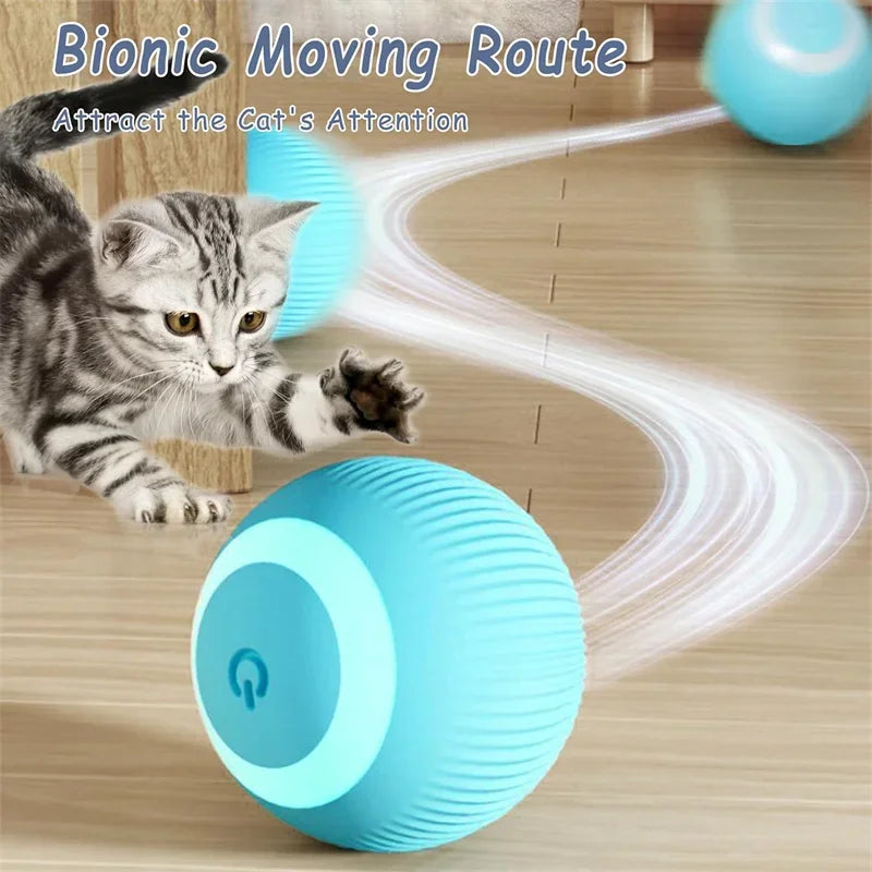 Smart Electronic Dog Toy Ball – Interactive Moving & Bouncing USB Rechargeable Ball for Puppies & Cats, Perfect Birthday Gift