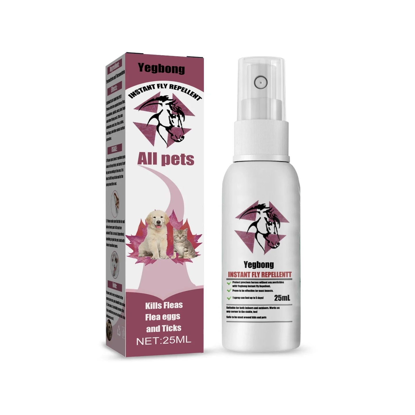 PawsSafe Flea & Tick Shield - Natural Pet Spray for Dogs, Cats, and Home