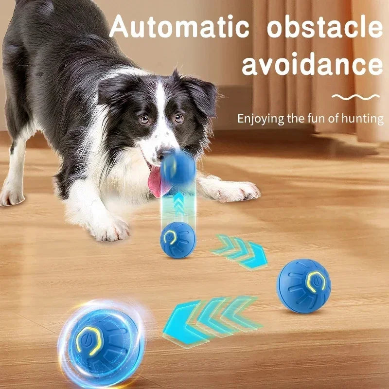 Smart Electronic Dog Toy Ball – Interactive Moving & Bouncing USB Rechargeable Ball for Puppies & Cats, Perfect Birthday Gift