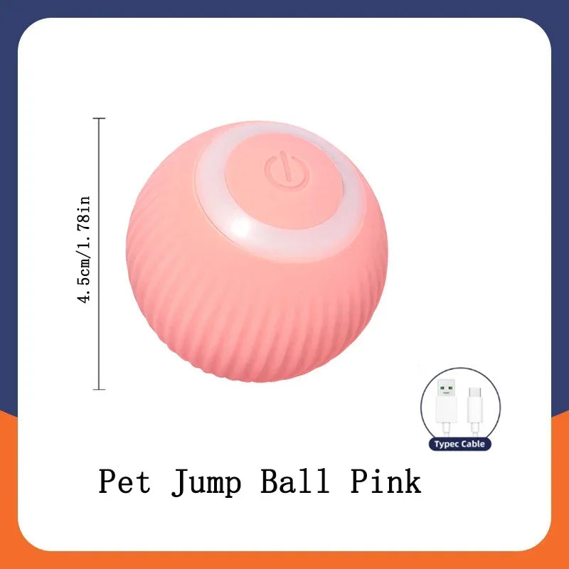 Smart Electronic Dog Toy Ball – Interactive Moving & Bouncing USB Rechargeable Ball for Puppies & Cats, Perfect Birthday Gift