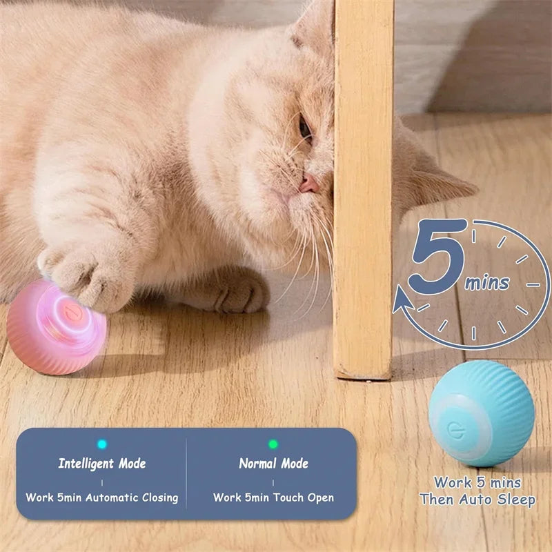 Smart Electronic Dog Toy Ball – Interactive Moving & Bouncing USB Rechargeable Ball for Puppies & Cats, Perfect Birthday Gift