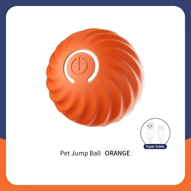 Smart Electronic Dog Toy Ball – Interactive Moving & Bouncing USB Rechargeable Ball for Puppies & Cats, Perfect Birthday Gift